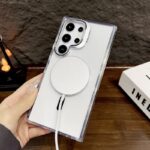 Anti Yellow Crystal Clear Camera Stand Windows Protective Case For Samsung Galaxy - Image 4