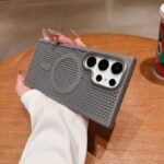 Heat Dissipation Mesh Bracket Cooling For Magnetic Wireless Charge Phone Case For Samsung Galaxy - Image 3