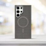 Heat Dissipation Mesh Bracket Cooling For Magnetic Wireless Charge Phone Case For Samsung Galaxy