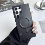 High Quality Hot Contrast Colors Leather Magnetic Charging Mobile Phone Case for Samsung Ultra Series - Image 4