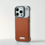 Lens Kickstand Borderless MagSafe Phone Case for iPhone 13To 16 Pro Max