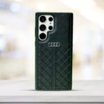 Luxury Audi Leather Back Cover Case for Samsung Galaxy Ultra Series