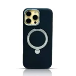 Luxury Carbon Fiber Texture PU Leather Magnetic Phone Case For iPhone 16 Pro Max & 16 Pro Metal Stand Protective Cover - Image 4