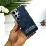 Luxury Leather Electroplating Kickstand Case For Samsung Galaxy Ultra Series - Image 7