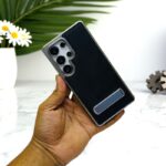 Luxury Leather Electroplating Kickstand Case For Samsung Galaxy Ultra Series - Image 5