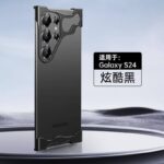 Minimalist Zinc Alloy Frameless Metal Shockproof Cover for Samsung Galaxy - Image 3