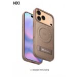 Premium HDCI Magnetic Stand Leather Case for iPhone 15 Pro Max to 17 Pro Max - Image 3