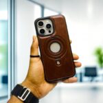 Suitable Magsafe Supported Ring Stand Business leather Case For Iphone 12 To 16 Pro Max - Image 4